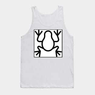Boxed Frog simple design Tank Top